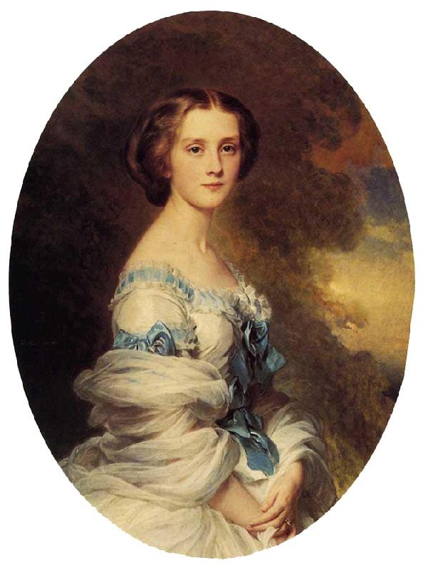 Franz Xaver Winterhalter Melanie de Bussiere, Comtesse Edmond de Pourtales Sweden oil painting art